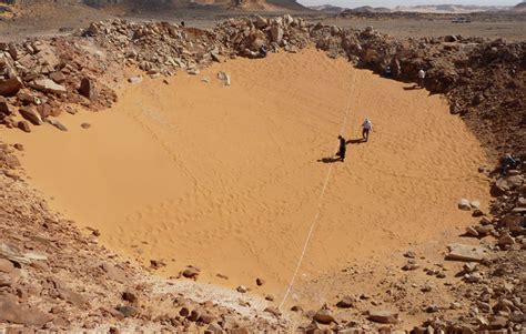 Untouched meteorite impact crater found via Google Earth