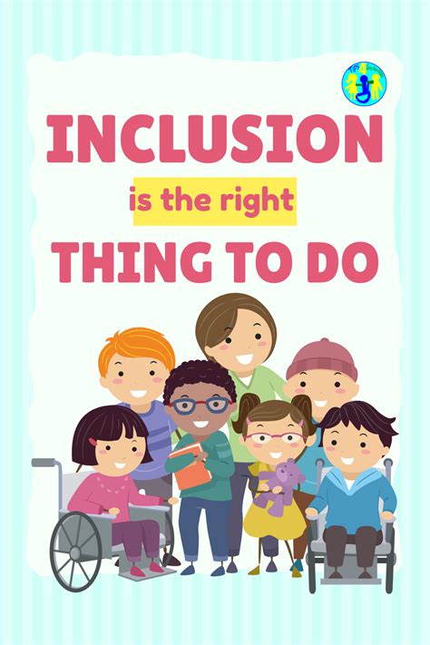 Inclusion is the right thing to do poster | Inclusive education ...