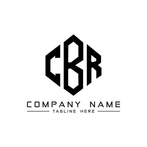 CBR letter logo design with polygon shape. CBR polygon and cube shape ...