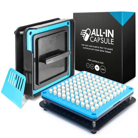 ALL-IN Capsule Filling Machine - Use With Empty Gelatin or Vegetarian ...