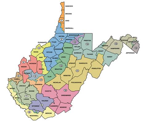 West Virginia Legislature's District Maps