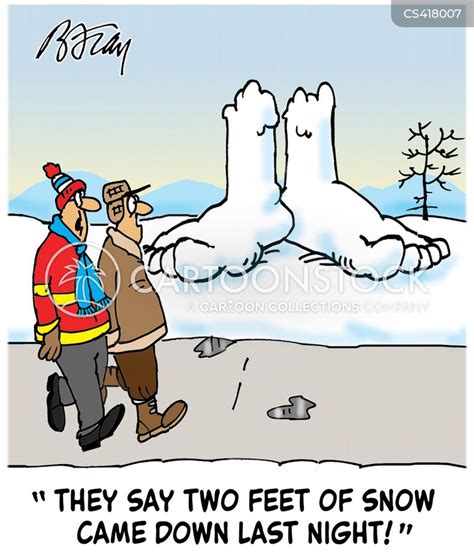 Snow-fall Cartoons and Comics - funny pictures from CartoonStock