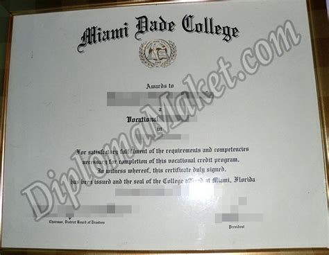 How To Make Miami Dade College fake diploma | Fake Diploma Market