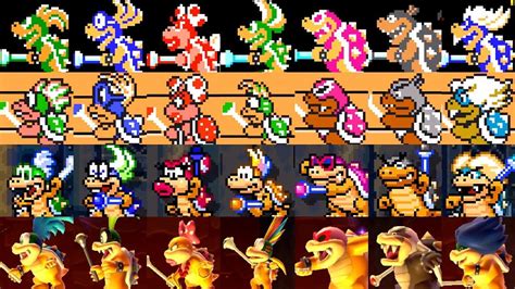 It’s interesting to see how the Koopalings look in every game style : r ...