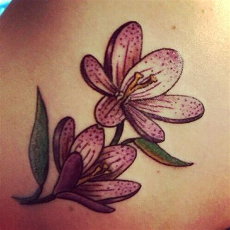 Newest addition Crocus tattoo #watercolor #tattoo #crocuses #crocus # ...