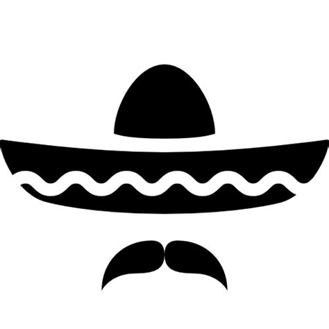 Sombrero Clip Art Black And White - ClipArt Best