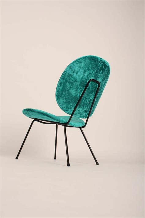 William H. Gispen; Enameled Metal Easy Chair for Kembo, c1955. Metal ...