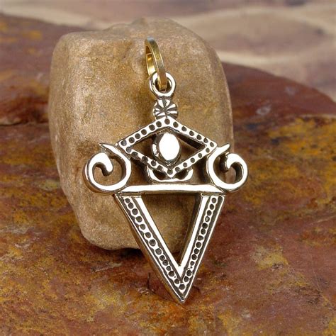 LA SIRENE Voodoo Vodou Loa Lwa Veve Charm Pendant in Solid | Etsy