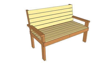 Park Bench Plans | Free Outdoor Plans - DIY Shed, Wooden Playhouse, Bbq ...