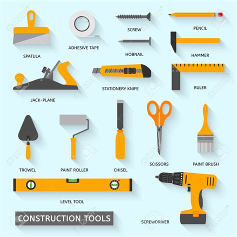 Basic Construction Tools And Their Uses - Image to u