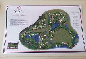 Sea Island - Vintage Golf Course Maps print (30" x 19") | eBay