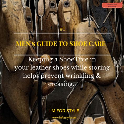 Science behind the Art of [Shoe Care] - I'M FOR STYLE