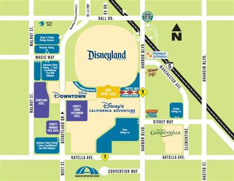 Disneyland Resort Map [2021 Printable PDF Maps of Disneyland Park, etc ...