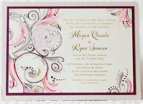 Wedding Invitations - Wedding Invitation Wording - Inside Weddings