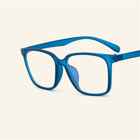 New Fashion Brand Designer Blue Glasses Frames Men And Women Myopia ...