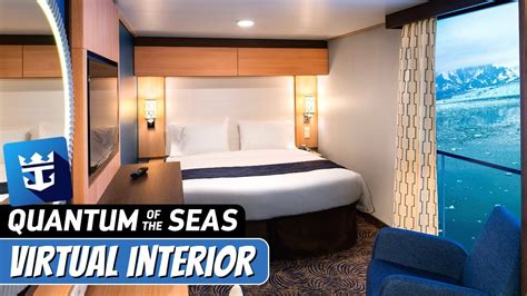 Quantum of the Seas | Interior Virtual Stateroom Full Tour & Review 4K ...