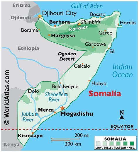 Somalia Map Regions