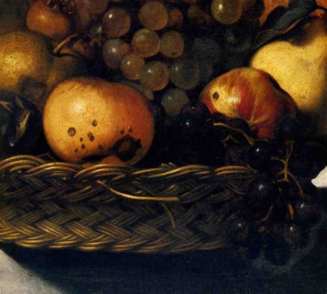 Caravaggio Boy With A Basket Of Fruit