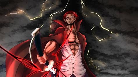 1360x768 Resolution Anime One Piece HD Cool Shanks Art Desktop Laptop ...