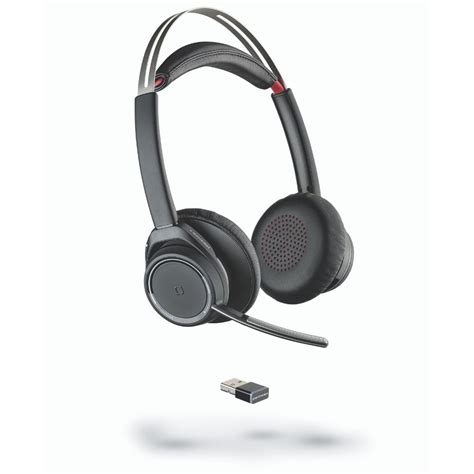 Poly's B825 Voyager Focus UC Duo Bluetooth Headset with Active Noise ...