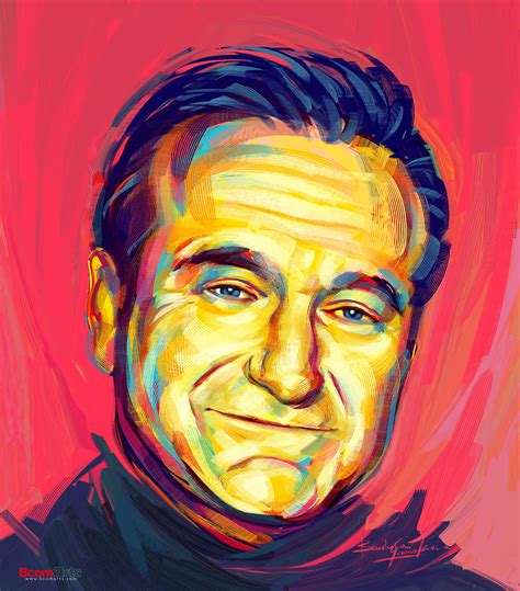 A Pop Art Expression of Robin Williams in Photoshop on Behance