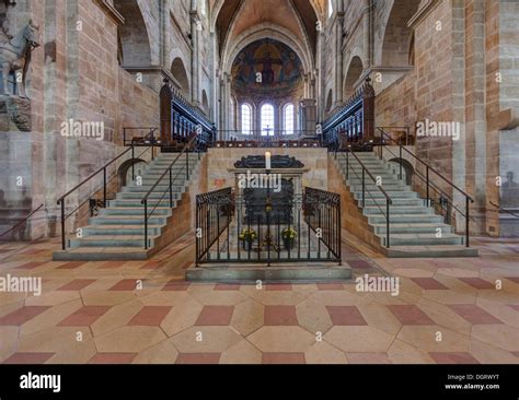 Bamberg Cathedral, interior view, Bamberg, Upper Franconia, Bavaria ...