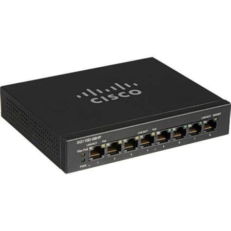 Cisco SG110D-08HP 8 Port Gigabit PoE Switch Price in Bangladesh | Bdstall