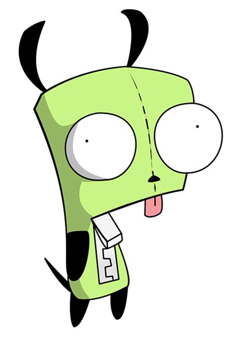 How to Draw Gir From "Invader Zim" - FeltMagnet