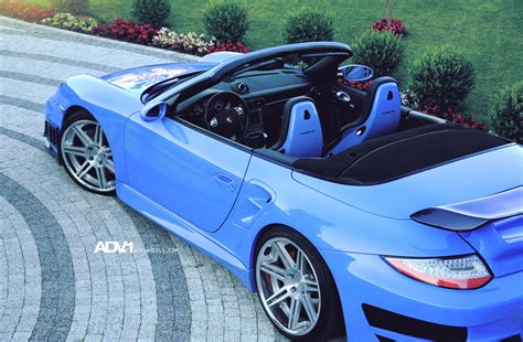 Baby Blue Convertible Porsche 911 Gets Exterior Goodies — CARiD.com Gallery