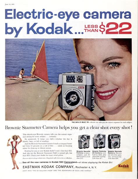 Vintage Advertising: Kodak Cameras from 1901-1965 | The Saturday ...