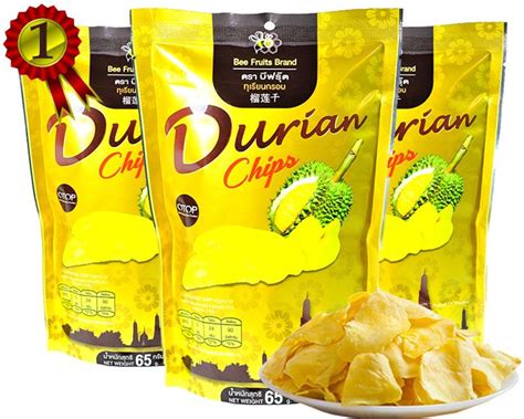 Durian Chips Online - 100% Real Durian Snack of Thailand | Natural ...