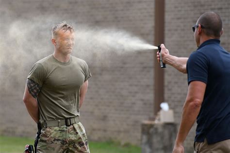 Defenders receive OC spray training > Keesler Air Force Base > Article ...