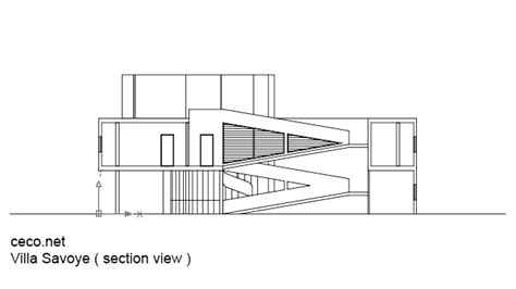 Villa savoye autocad file download - rtsitalia