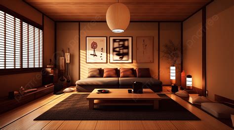 Japanese House Interior Design Pictures Background, A Stylish Room ...