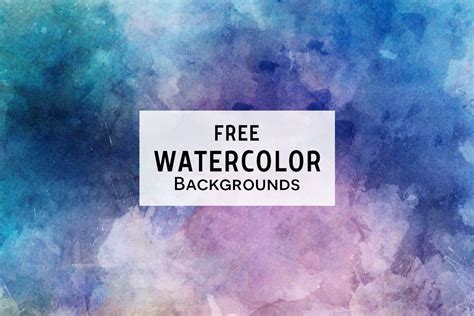 3 Free Watercolor Textured Backgrounds