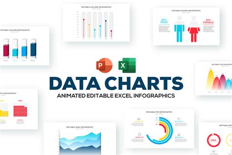 Excel Charts PowerPoint Infographic | Creative Market