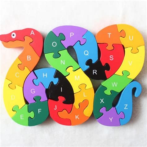 Hot 1Pcs Kids Puzzle Toys Children Learning Toys Puzzle English ...