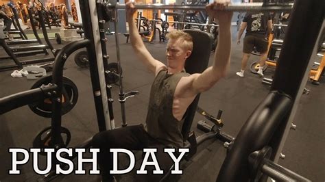 PUSH DAY || Chest, Shoulders & Triceps - YouTube