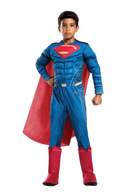 Justice League Deluxe Superman Costume for Boys