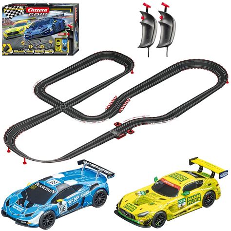 Carrera Digital Electric Slot Car Racing Track Set Includes Two Cars ...