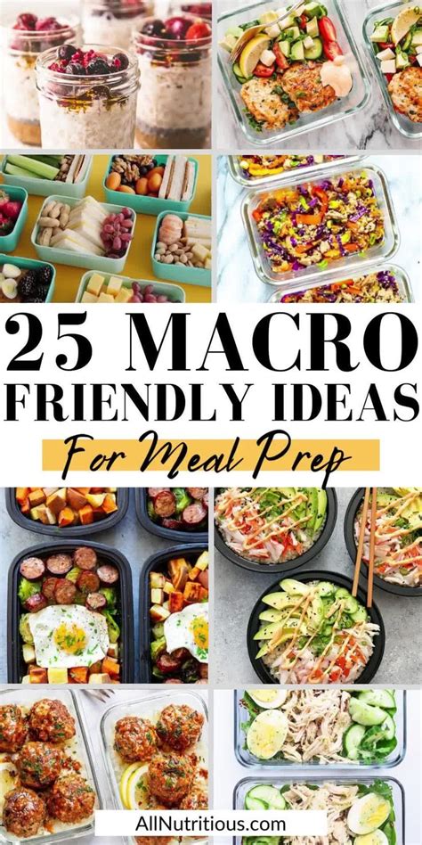 25 Macro-Friendly Meal Prep Recipes [Video] | Recipe [Video] in 2022 ...