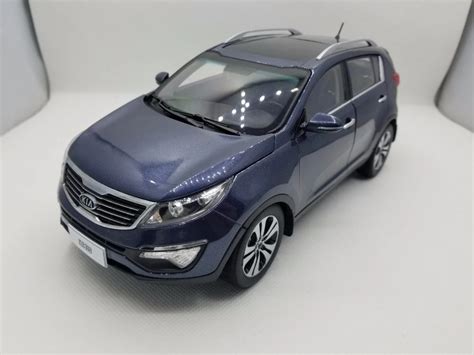 1:18 Diecast Model for Kia Sportage R 2011 Blue SUV Rare Alloy Toy Car ...