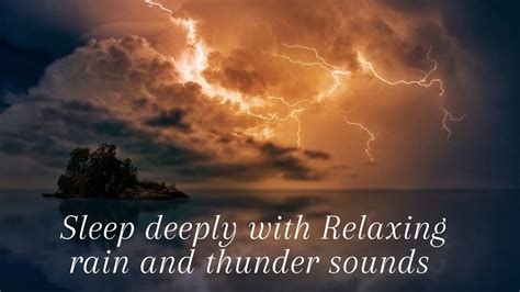 Daily meditation rain and thunder - YouTube