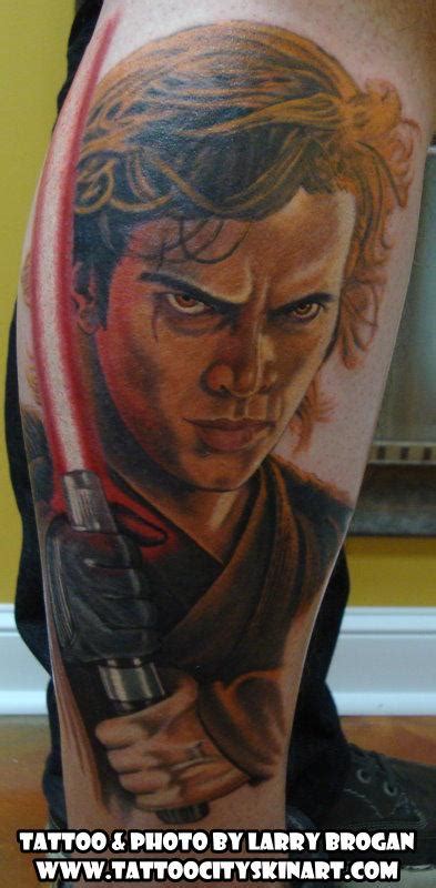 Anakin Skywalker turning to the Dark Side by Larry Brogan: TattooNOW