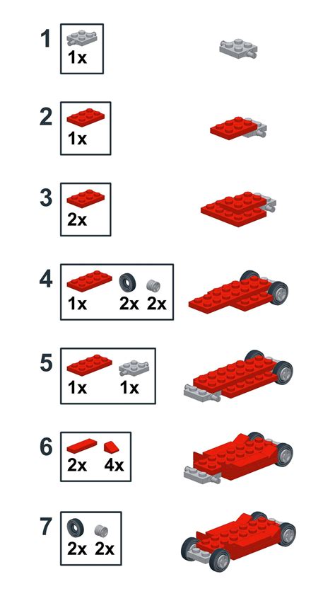 Instructions to Build a Mini LEGO Fabuland Car - BrickNerd - All things ...