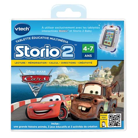 Vtech Jeu tablette Storio 2 : Cars 2 - Comparer avec Touslesprix.com