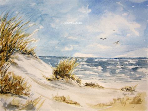 Watercolor Beach Painting Wholesale Cheap | clc.cet.edu