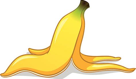 Banana Peel Clip Art, Vector Images & Illustrations - iStock