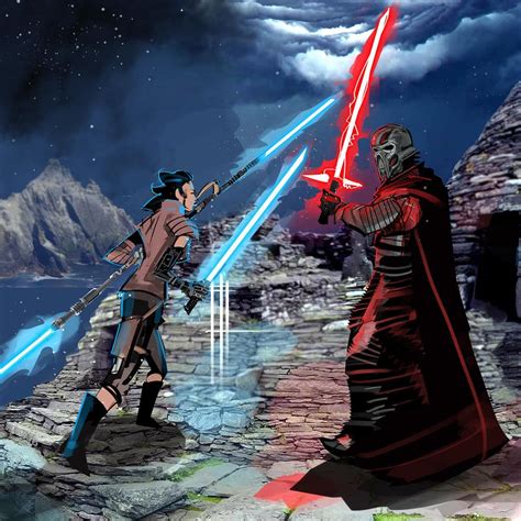 Rey vs Kylo Ren (Round II) by Eli Hyder : r/StarWars