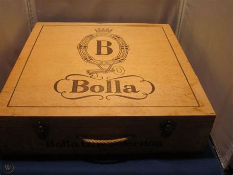 Vintage Bolla 4 Wine Gift Selection Wooden Box From Verona Italy Empty ...